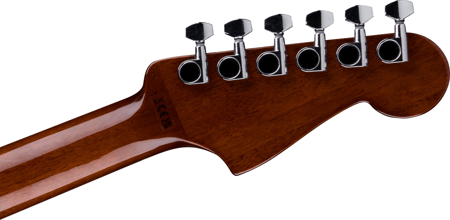California Standard Redondo™ Left-Handed, Spruce Top, Black Pickguard, Natural