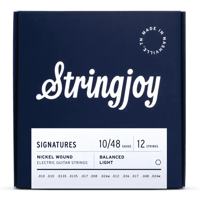 Stringjoy Signatures | Balanced Light Gauge (10-48) Nickel Wound Electric Guitar Strings
