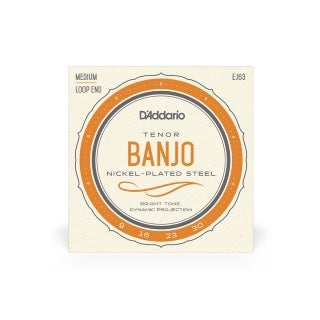 D'Addario EJ63 Tenor Banjo Strings, Nickel, 9-30