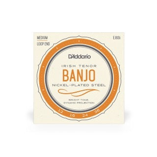D'Addario EJ63i Irish Tenor Banjo Strings, Nickel, 12-36