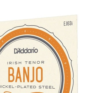 D'Addario EJ63i Irish Tenor Banjo Strings, Nickel, 12-36