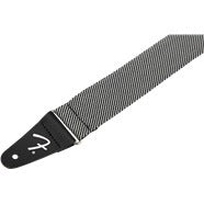 Fender Modern Tweed Strap, White/Black 2"