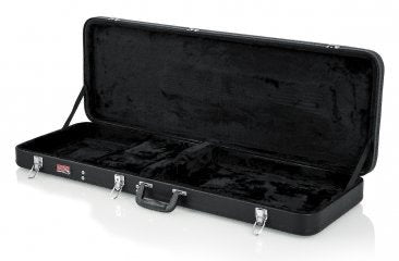 Hard-Shell Wood Case for Electric Guitars
