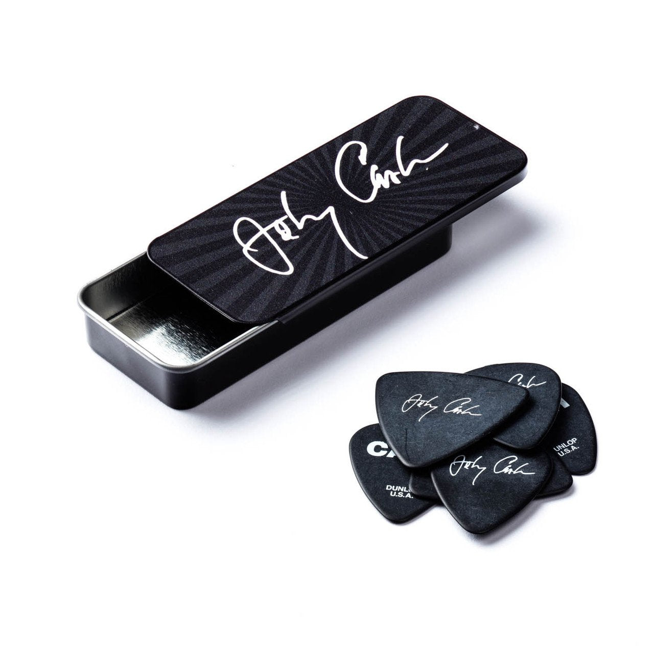 JOHNNY CASH SIGNATURE MEDIUM GAUGE PICK TIN