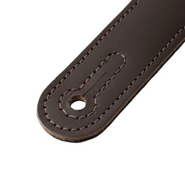 Levy's Dark Brown Acoustic Leather Guitar Strap
