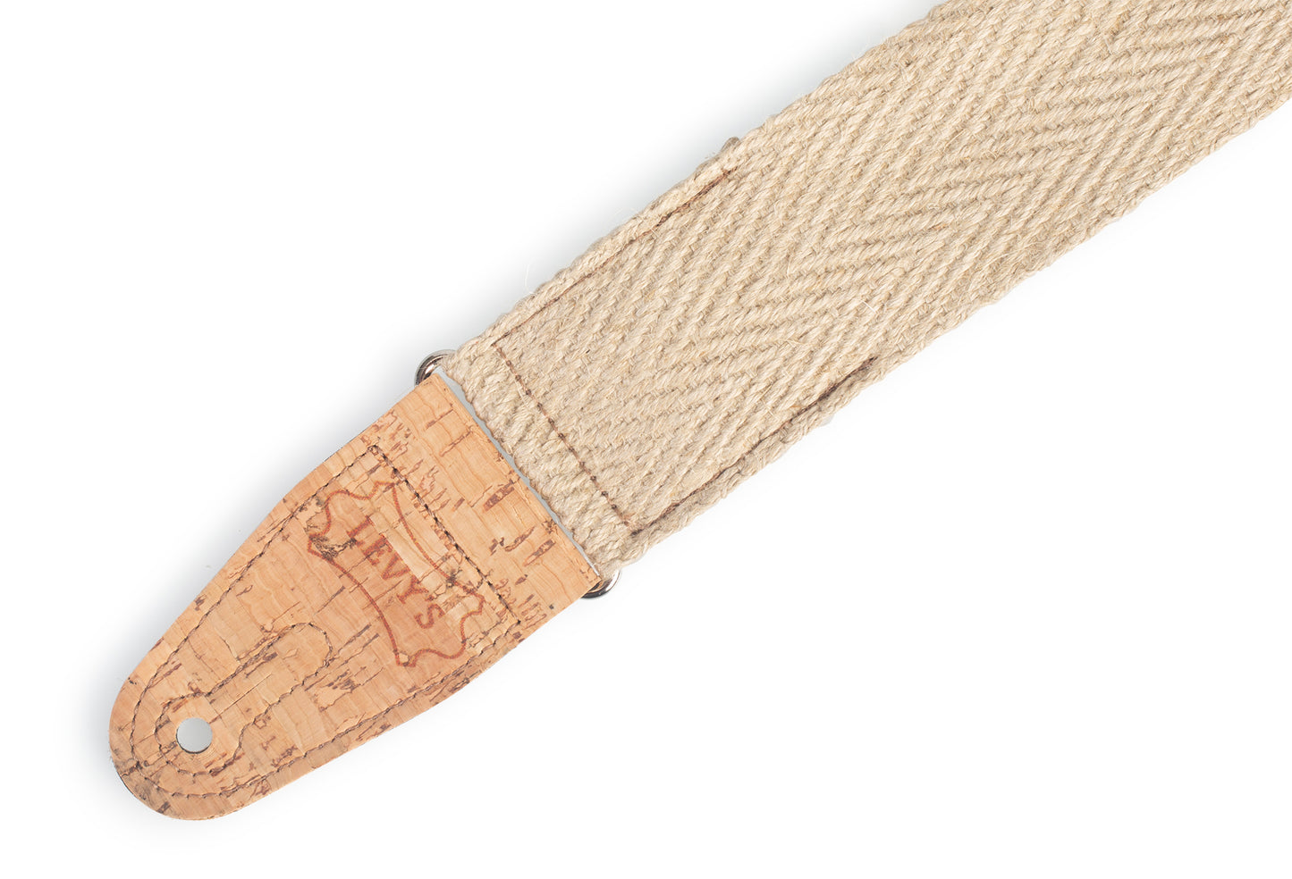 2 inch Hemp Webbing Guitar Strap with Hemp Pocket on Back