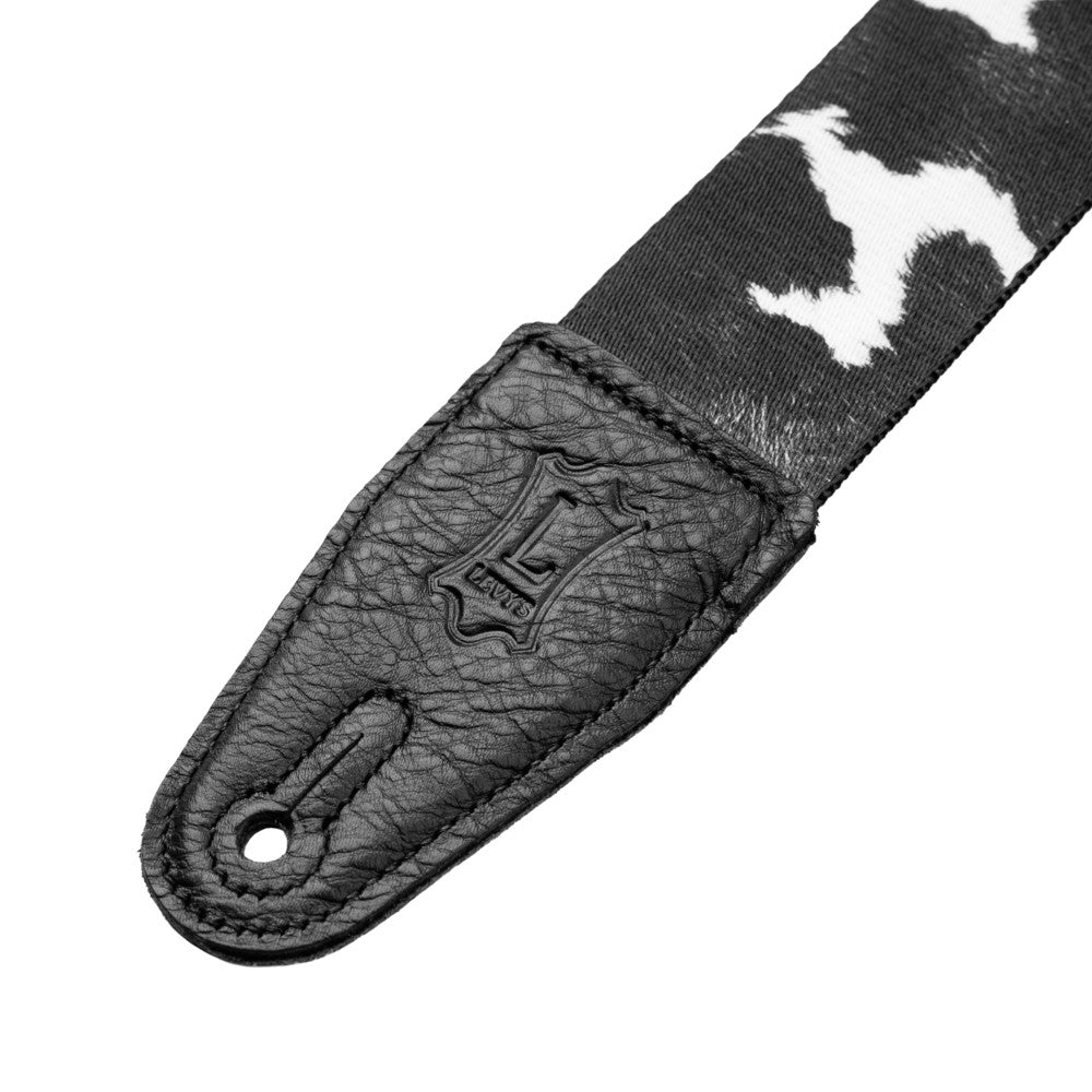 Levy's 2" Black and White Cow Print Strap