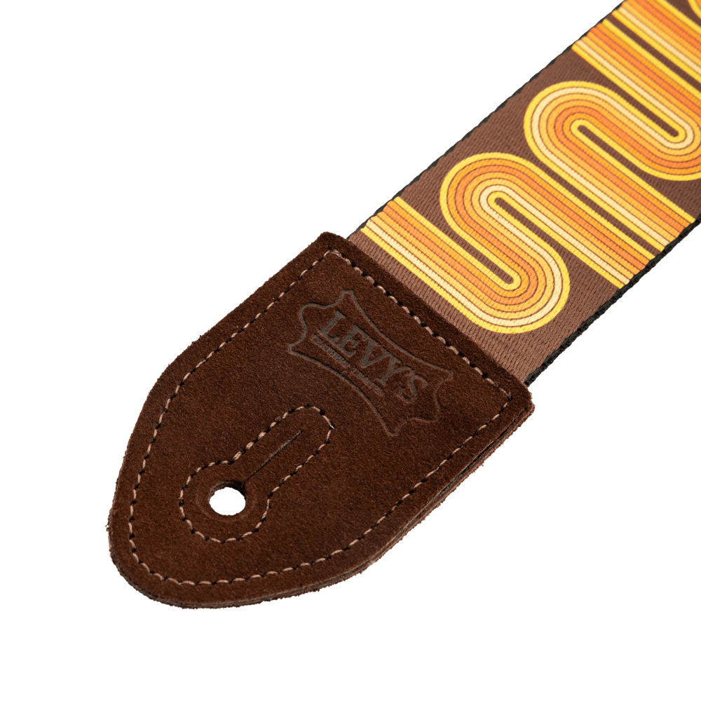 Levy's Mid Century Modern Strap - Brown and Orange Sunset Groove