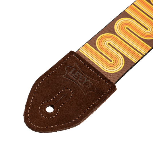 Levy's Mid Century Modern Strap - Brown and Orange Sunset Groove