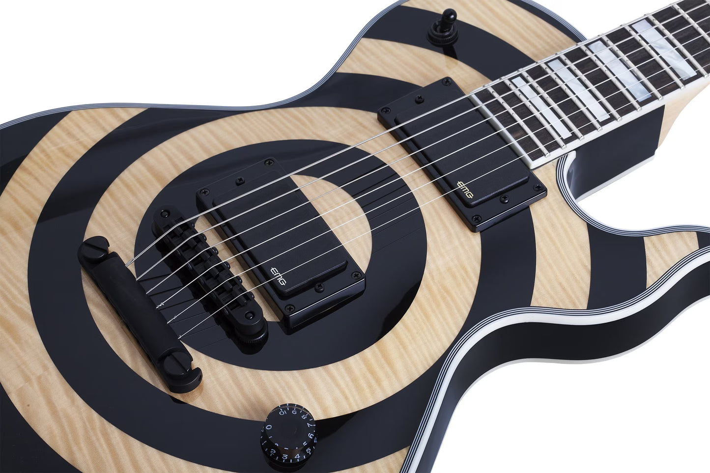 Wylde Audio Odin Grail Psychic Bullseye Rawtop Guitar With Barbarian Hardcase