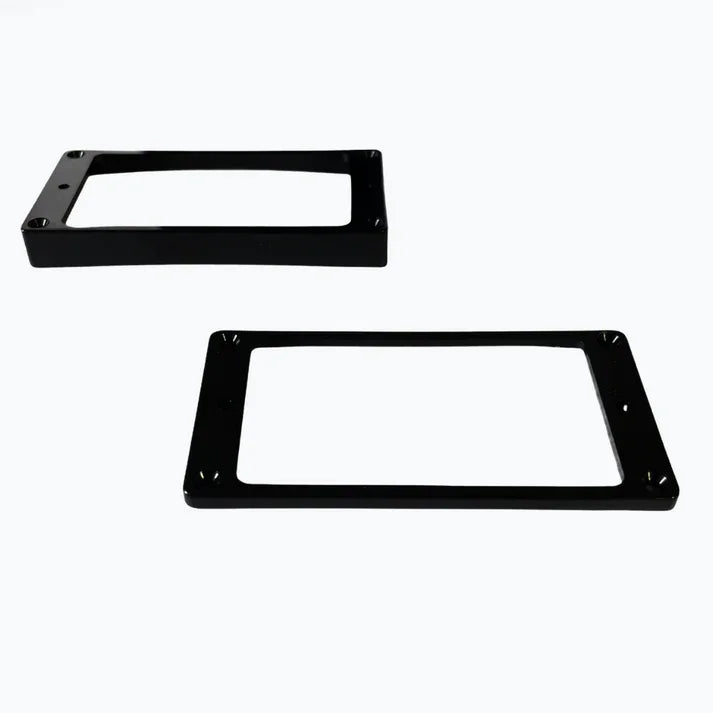 CURVED NECK AND BRIDGE HUMBUCKING PICKUP RING SET - Black