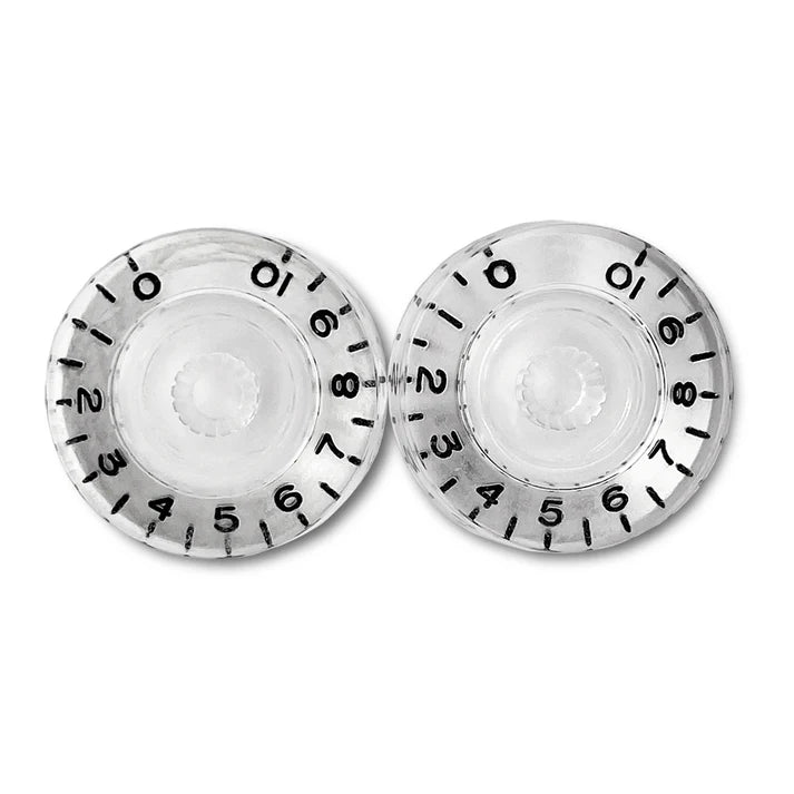 Vintage-style Speed Knobs - Clear / Standard / Pack of 2