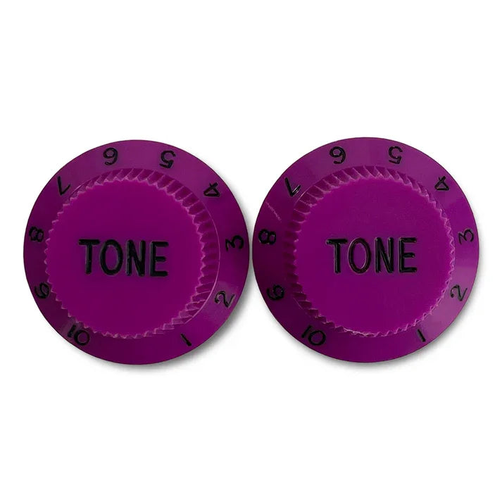 Plastic Tone Knobs for Stratocaster® - Purple / Pack of 2