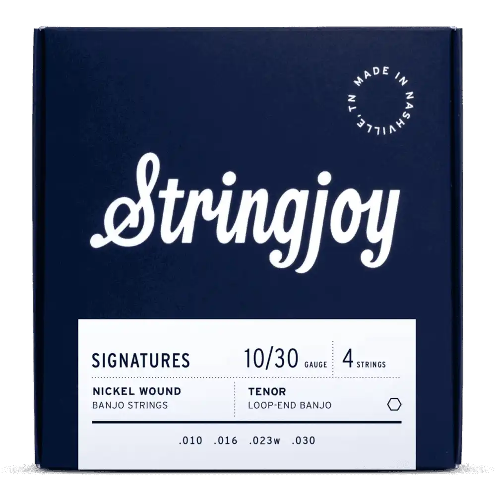 Stringjoy 10-30 Tenor Gauge Signatures - 4 String Nickel Wound Banjo Strings