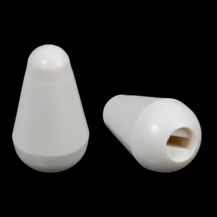 Allparts Switch Knobs for Import Strat (2 pcs) - White