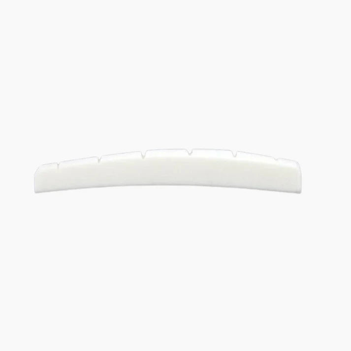Allparts Radiused Slotted Bone Nut for Fender® Guitars - Standard / Left-handed / Bleached