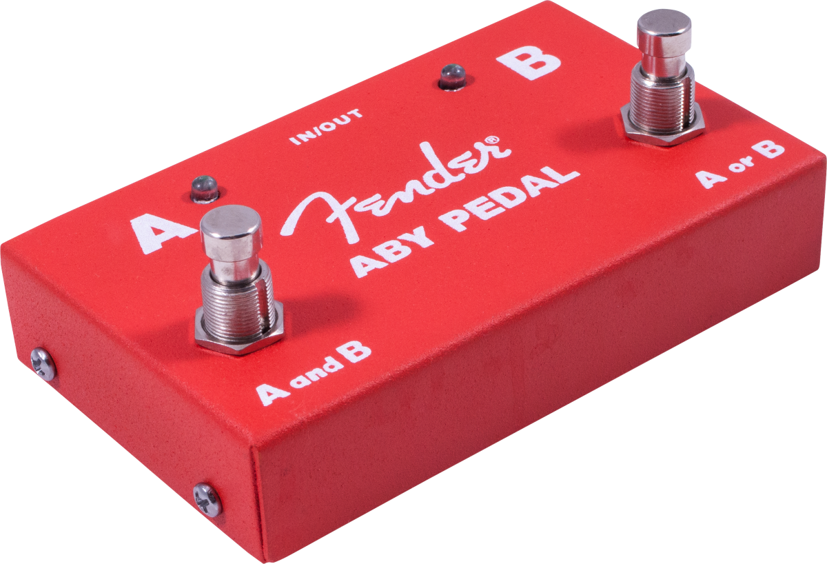 Fender 2-Switch ABY Pedal, Red