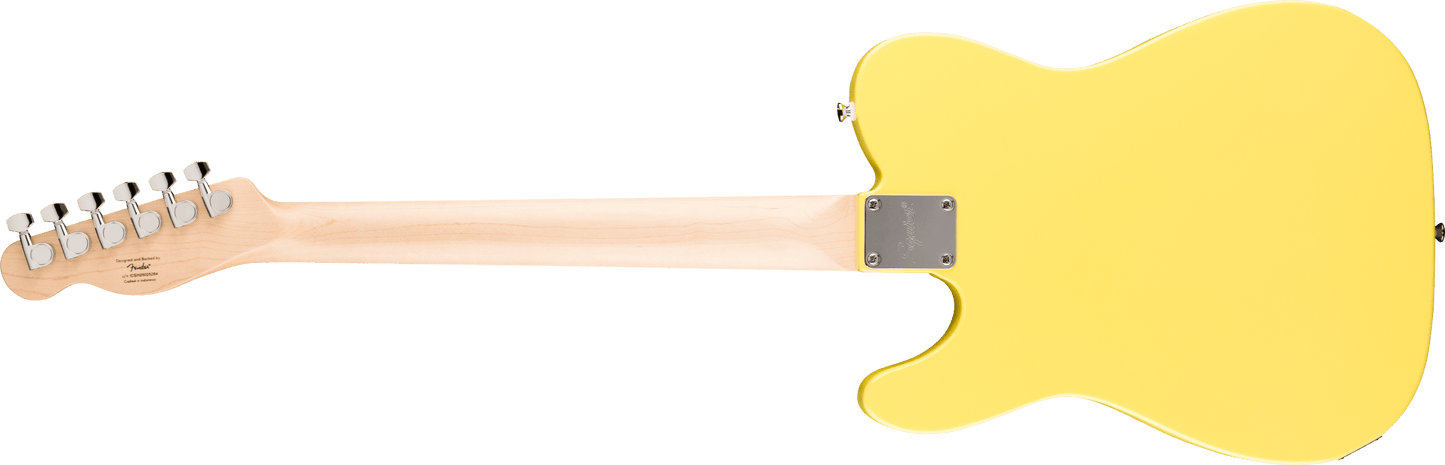 Squier Sonic® Telecaster®, Laurel Fingerboard, White Pickguard, Canary Yellow