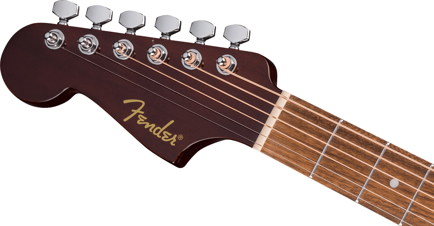 California Standard Redondo™ Left-Handed, Spruce Top, Black Pickguard, Natural