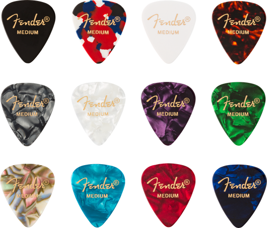 Fender 351 Shape, Celluloid Medley, Medium (12)
