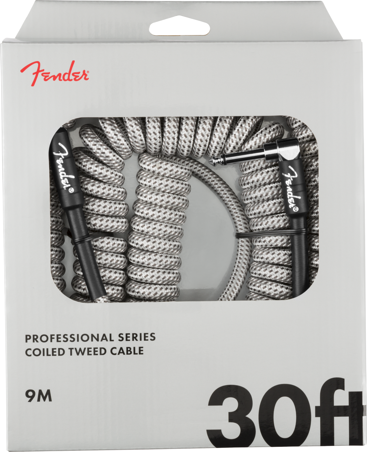 Fender Professional Series Coil Cable White Tweed 30'
