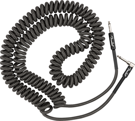 Fender Professional Series Coil Cable Gray Tweed  30'