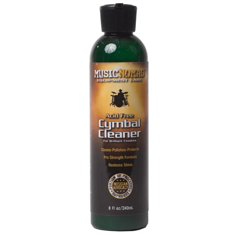 Cymbal Cleaner - Acid Free Cleaner, Polisher, Protectant For Brilliant Finishes