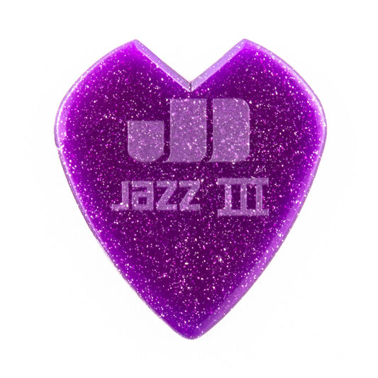 KIRK HAMMETT JAZZ III PICK PURPLE SPARKLE