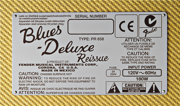 Blues Deluxe™ Reissue, 120V