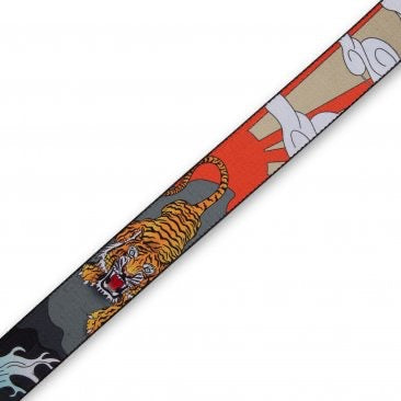 Levy's 2” Wide Polyester Guitar Strap with Japanese Traditional Tiger