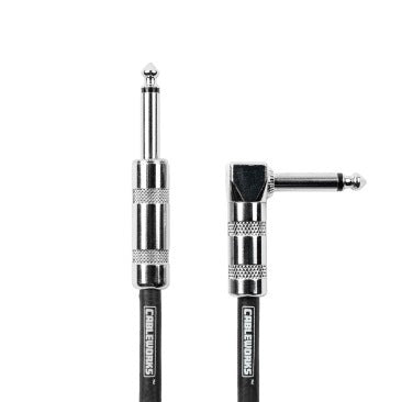 Backline Series 10 Foot Straight to Right Angle instrument Cable