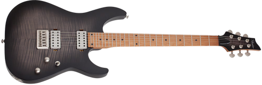 Schecter C-1 Standard Plus Transparent Black Burst