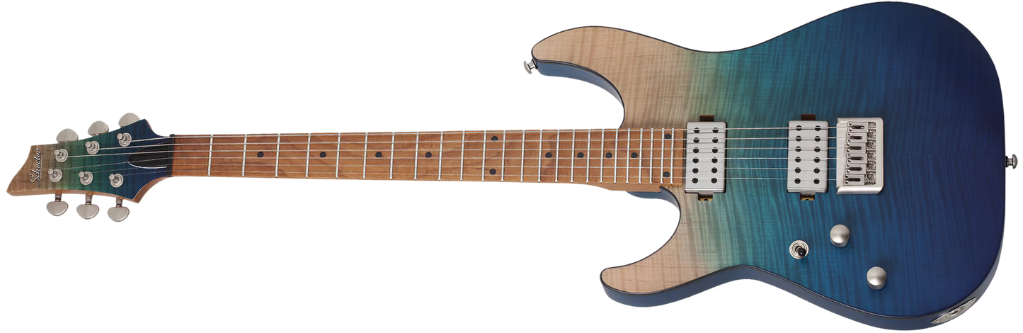 Schecter C-1 Standard Plus Left Handed Blue Fade