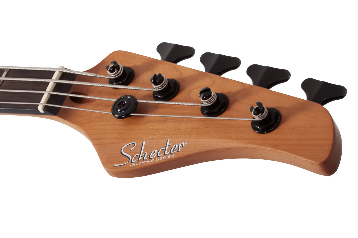 Schecter C-4 Standard Bass Tobacco Burl