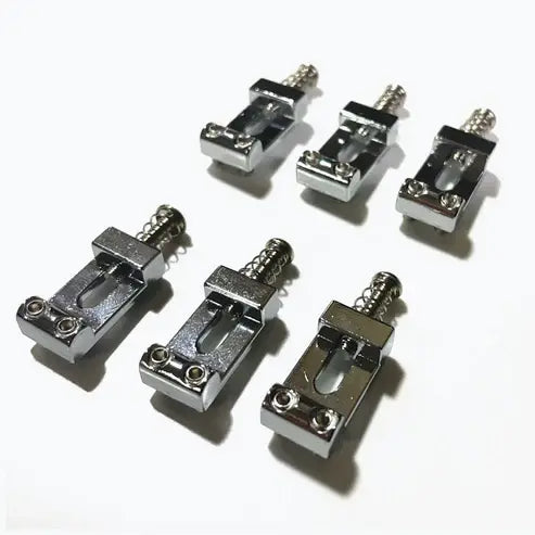 Chrome Bridge Saddles, 6 pcs