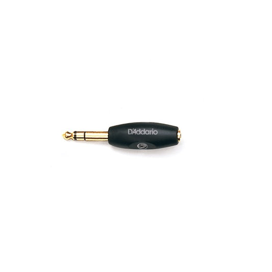 D'Addario 1/4 Inch Male Stereo to 1/8 Inch Female Stereo Adaptor