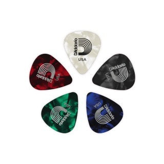D'Addario Classic Pearl Celluloid Assortment Pack Heavy