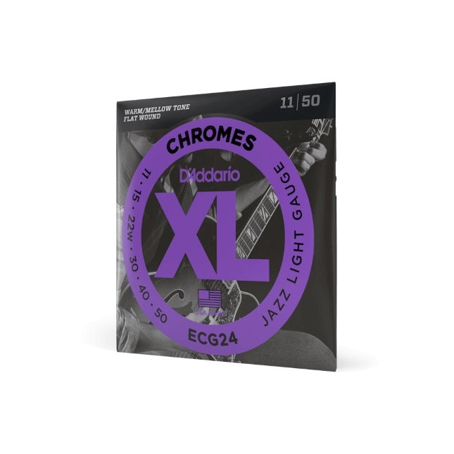 D'addario 11-50 Jazz Light, XL Chromes Electric Guitar Strings