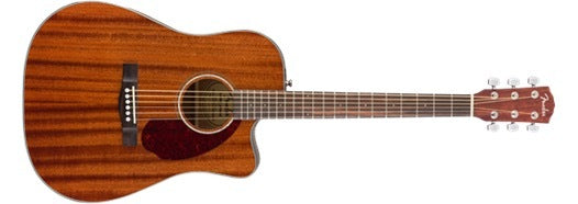 Fender CD-140SCE Dreadnought All-Mahogany w/Case