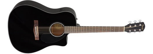 Fender CD-60SCE Dreadnought Black