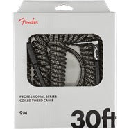 Fender Professional Series Coil Cable Gray Tweed  30'