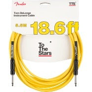 Fender Tom DeLonge 18.6' To The Stars Instrument Cable Graffiti Yellow