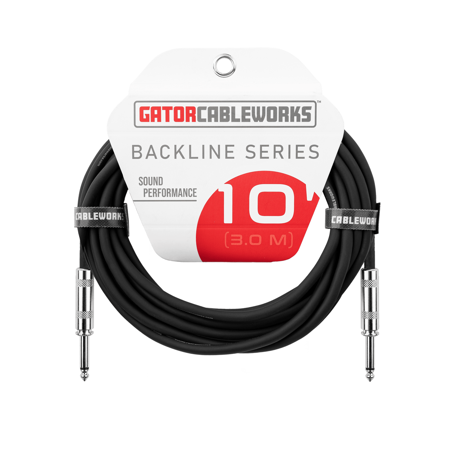 Backline Series 10 Foot Strt to Strt instrument Cable
