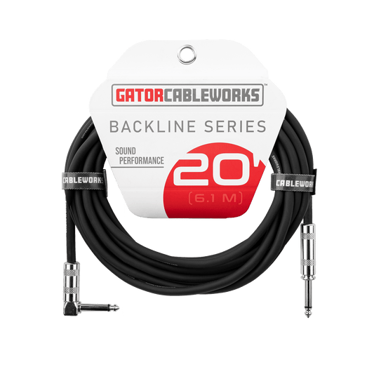 Backline Series 20 Foot Strt to RA instrument Cable