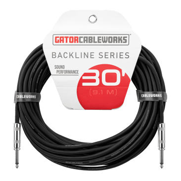 Backline Series 30 Foot Strt to Strt instrument Cable