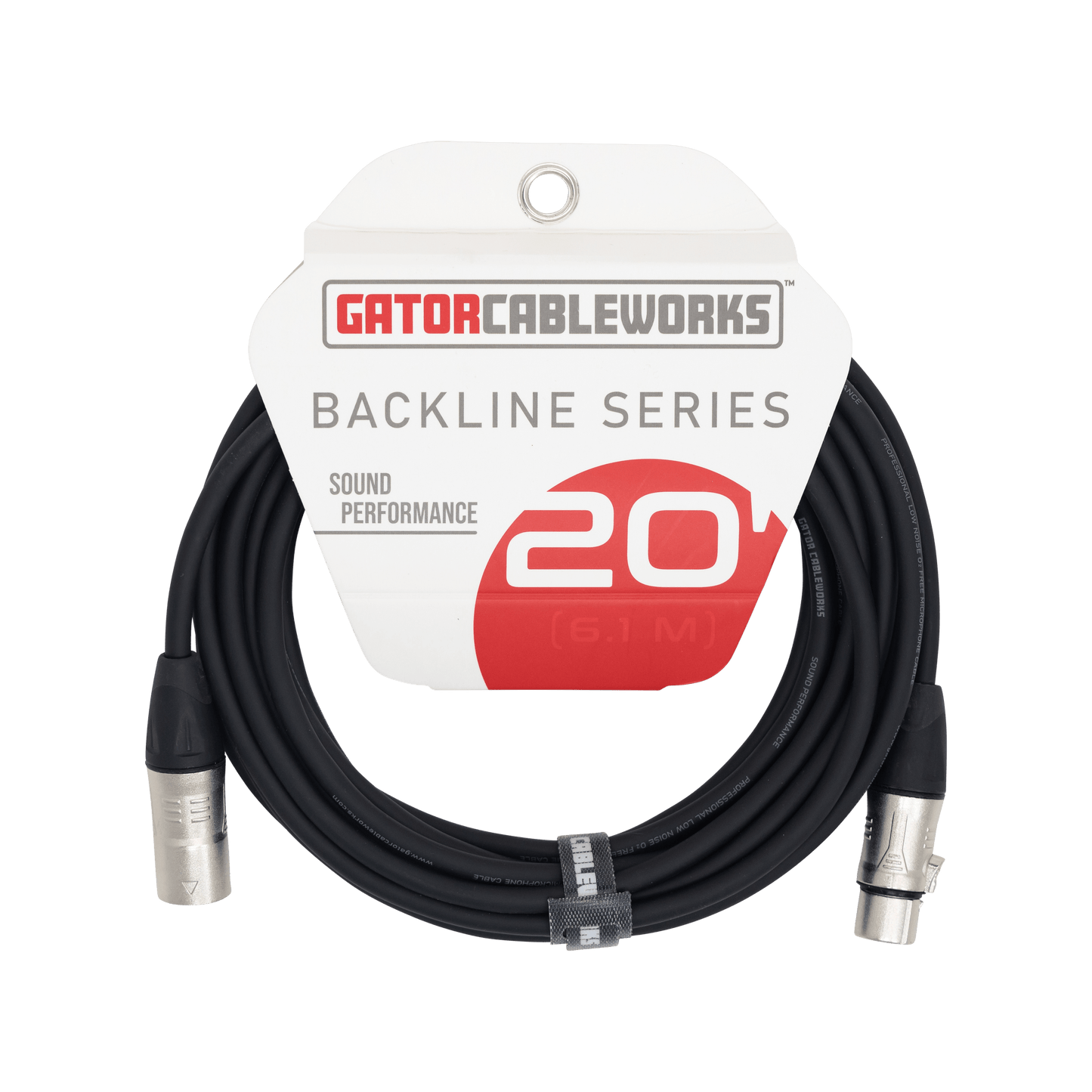 Backline Series 20 Foot XLR Microphone Cable