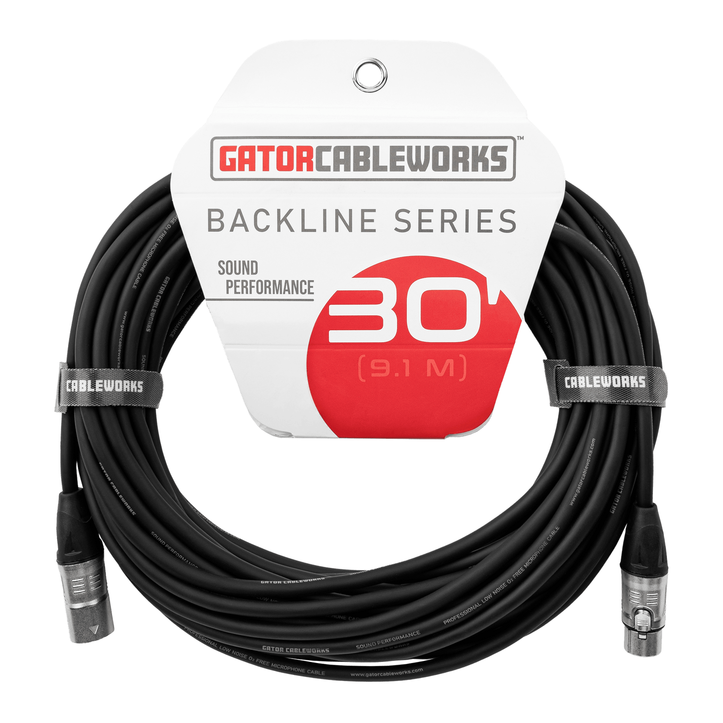 Backline Series 30 Foot XLR Microphone Cable