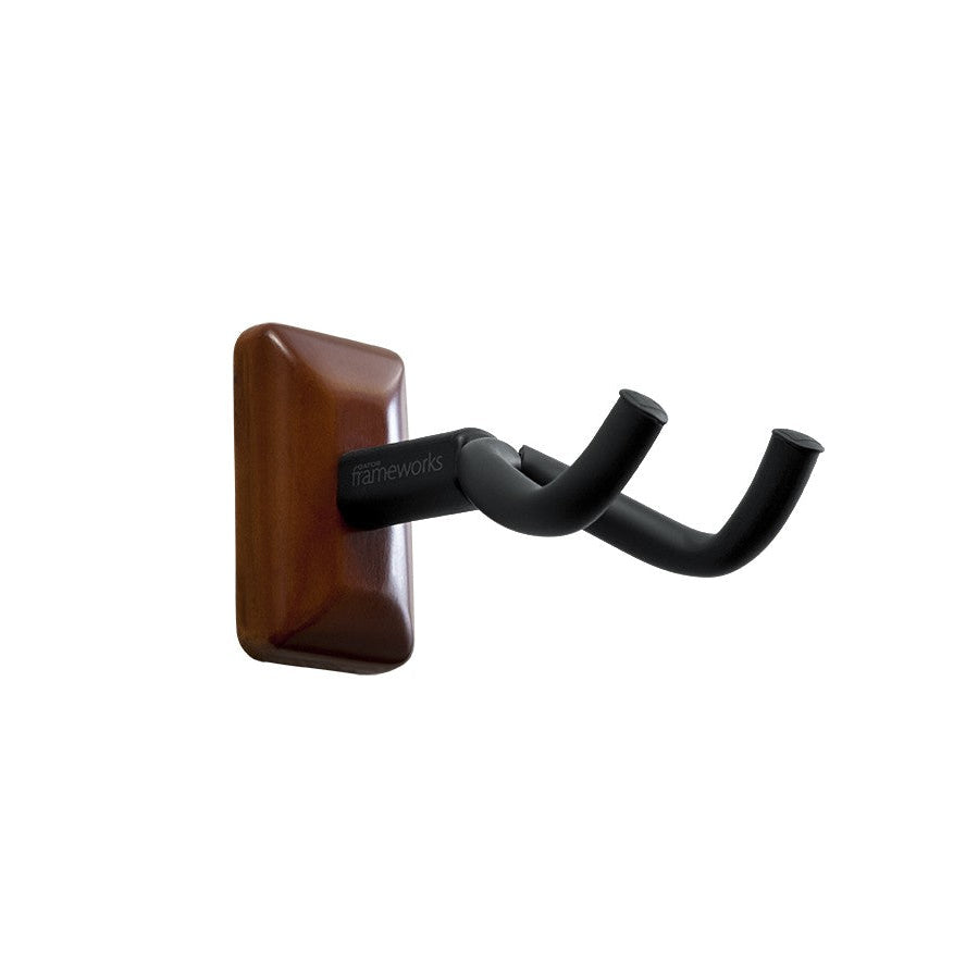 Frameworks Wall Mounted Guitar Hanger with Mahaghony Mounting Plate