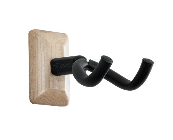 Frameworks Wall Mounted Guitar Hanger with Maple Mounting Plate