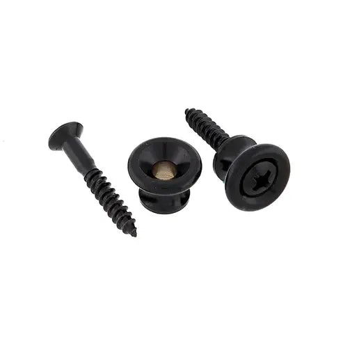 Gotoh Gibson Style Strap Buttons - Black / Standard